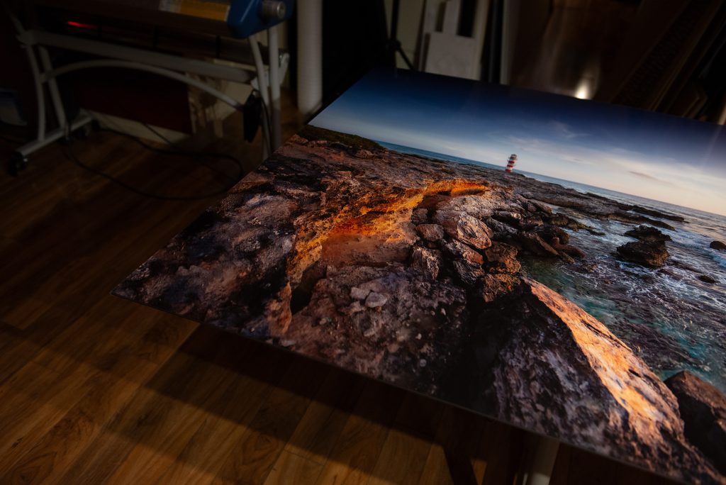 Acrylic face-mounted fine art print at Calgary Art Printing